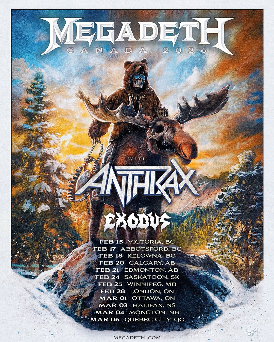 Exodus Tour Poster 2026