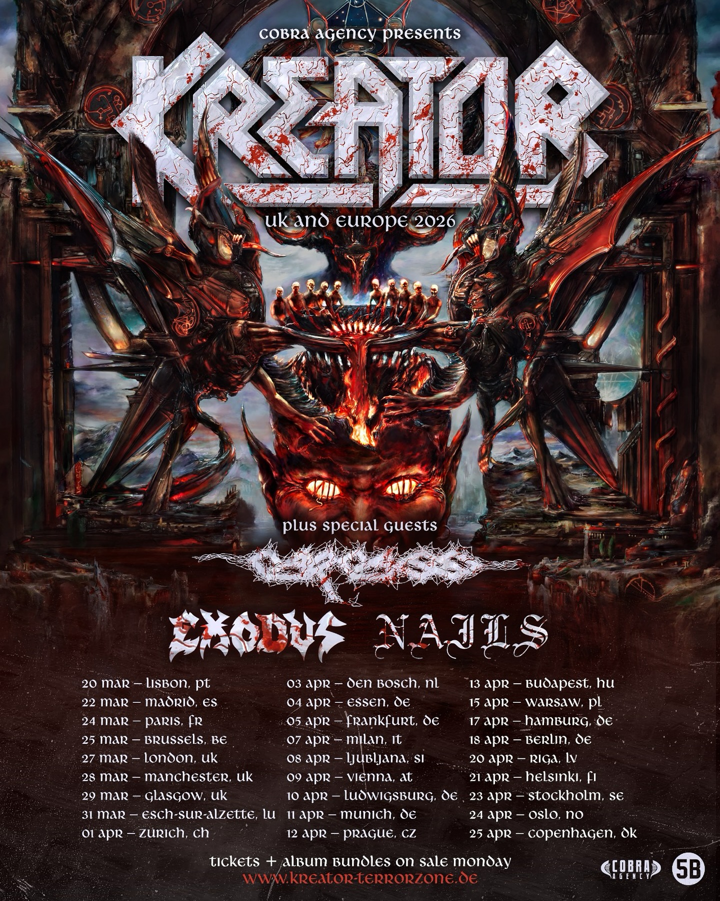 Exodus Tour Poster 2026
