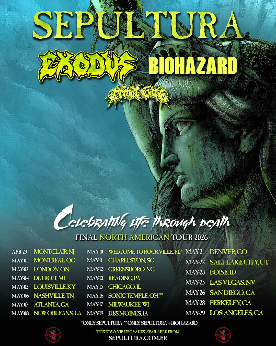 Exodus Tour Poster 2026